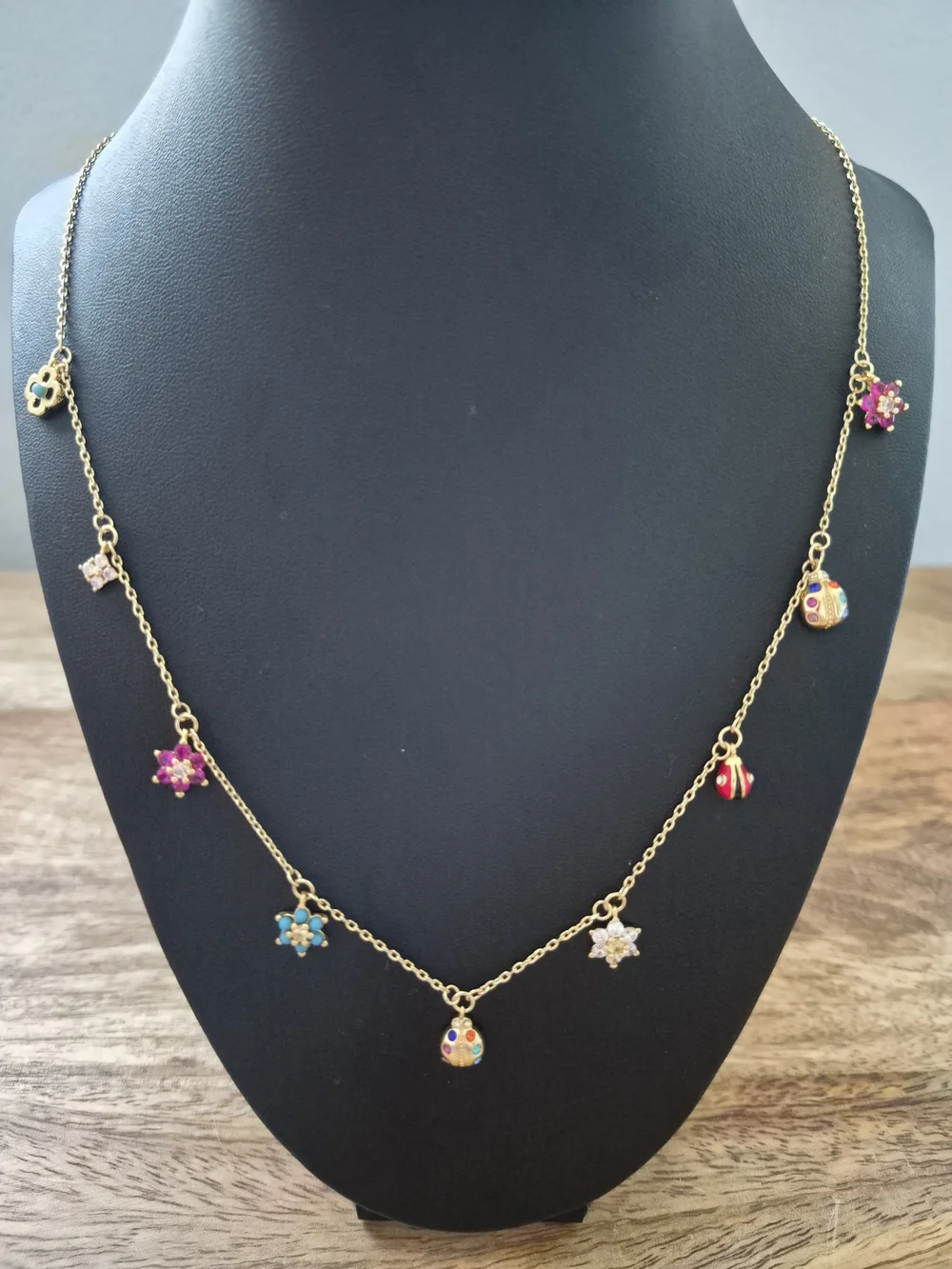 NWT New Kate Spade Nature Walk Ladybug Charm Necklace